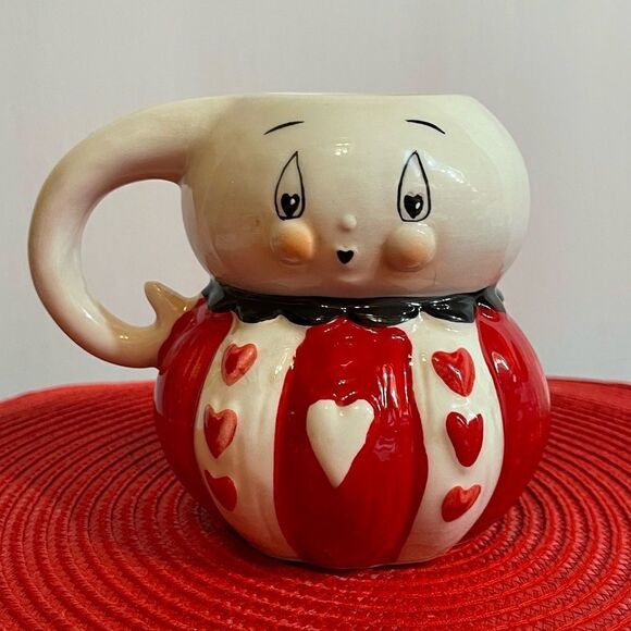 Johanna Parker Valentines Spider & Ghost mugs set of 2 NWT - Picture 12 of 13